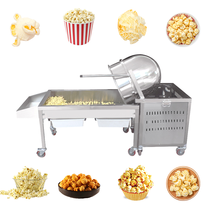 Commercial Popcorn Machine - Ticari Tam Otomatik Patlamış Mısır Makinesi