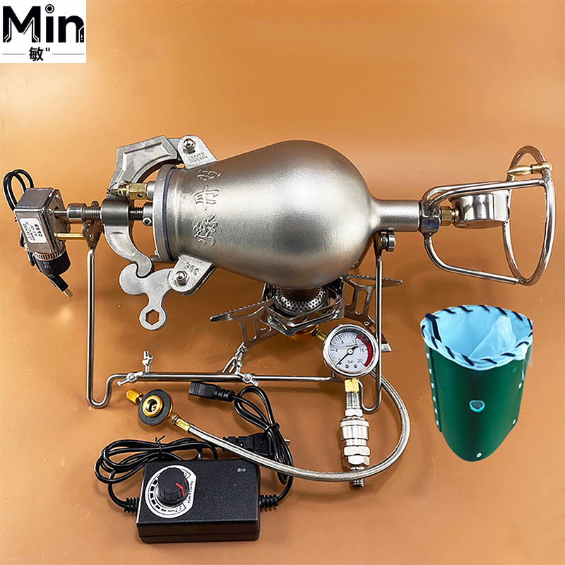 Commercial Popcorn Machine - Paslanmaz Çelik Geleneksel El Kranklı Patlamış
