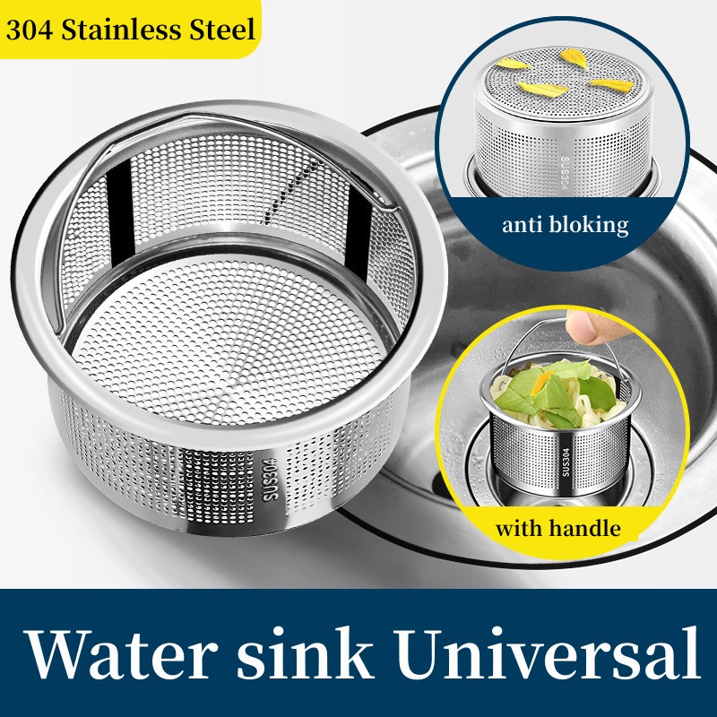 Commercial Kitchen Bin - Paslanmaz Çelik Mutfak lavabo süzgeci Fişi