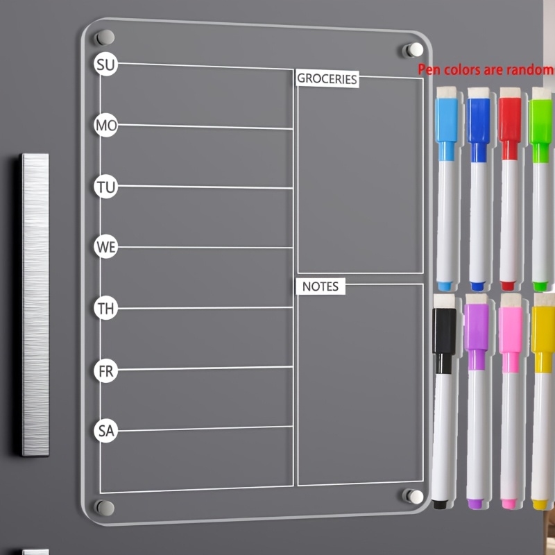 Commercial Kitchen Layout - Akrilik Yemek Planlayıcı Manyetik Menü Panosu