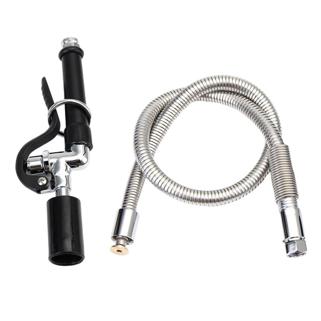Commercial Kitchen Tap With Spray - Ticari mutfak pirinç püskürtücü musluk esnek
