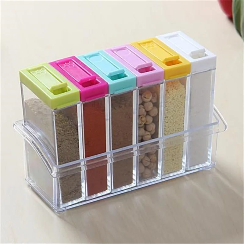 Commercial Kitchen Organization - Şeffaf Baharat Altı Izgara Baharat Kutusu