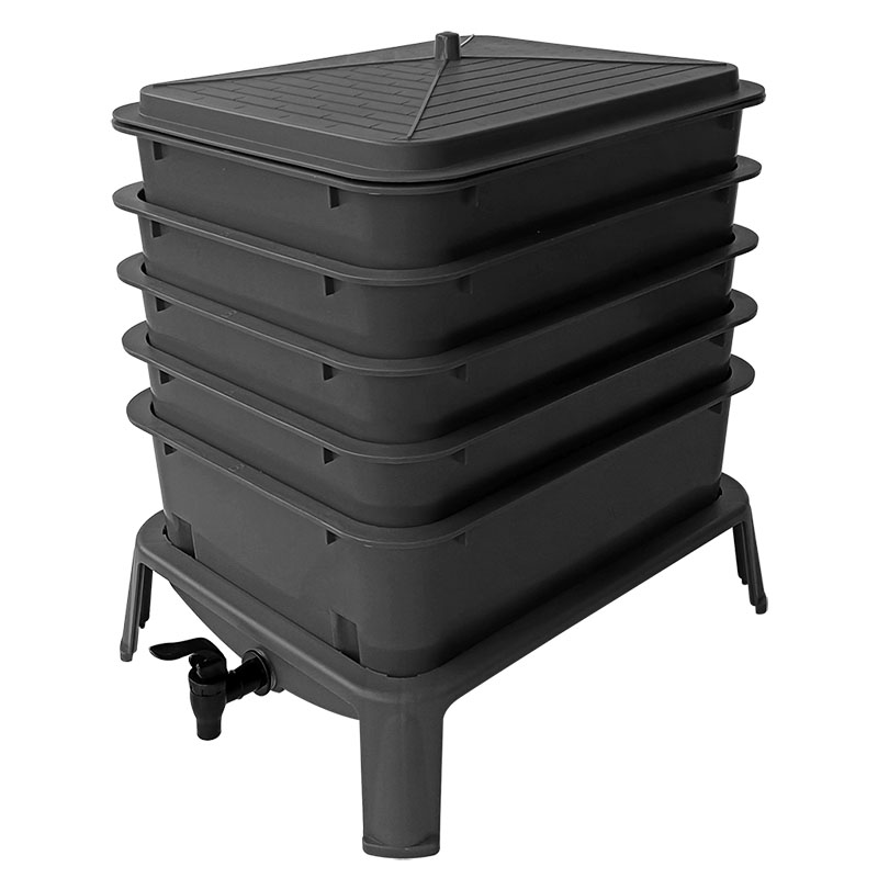 Commercial Kitchen Bin - Ağır Hizmet Tipi 50L 5 Tepsili