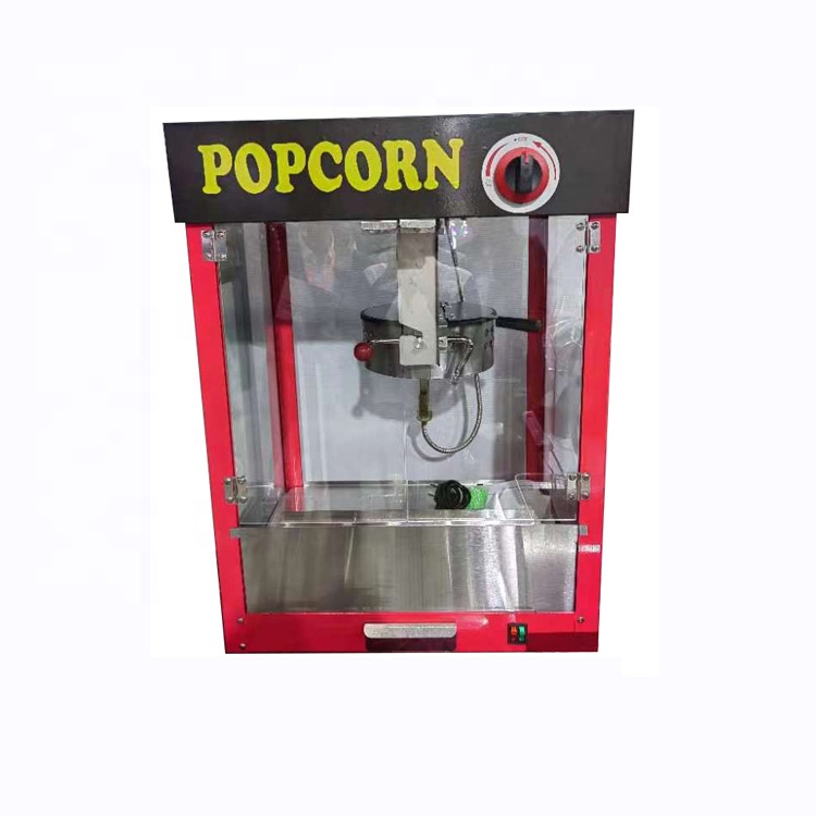 Commercial Popcorn Machine - Ticari Gazlı Patlamış Mısır Makinesi LPG