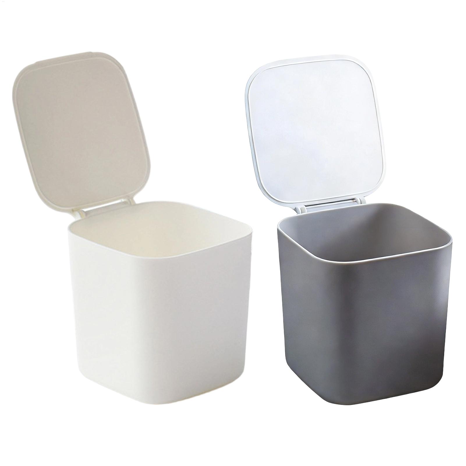 Commercial Kitchen Bin - Kapaklı Mini Çöp Kovası Ofis Masası