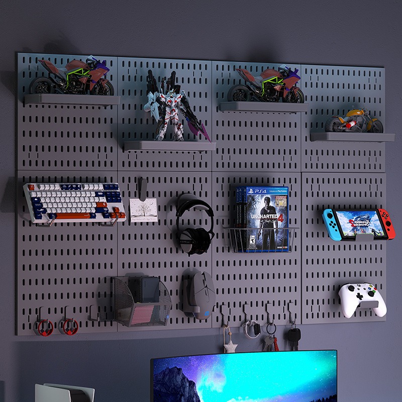 Commercial Kitchen Organization - Delme Gerektirmeyen Duvara Monte Depolama Pegboard