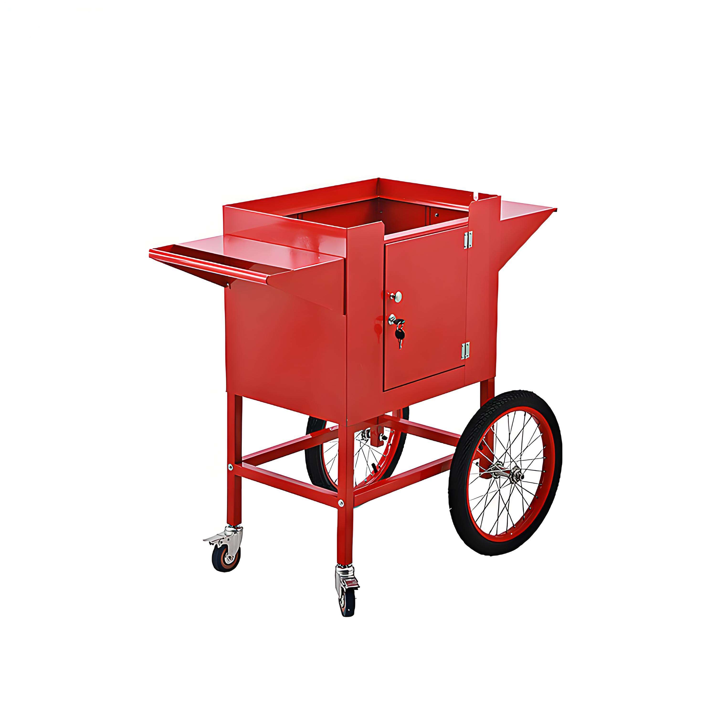 Commercial Popcorn Machine - Arabalı Ticari Patlamış Mısır Makinesi 220V