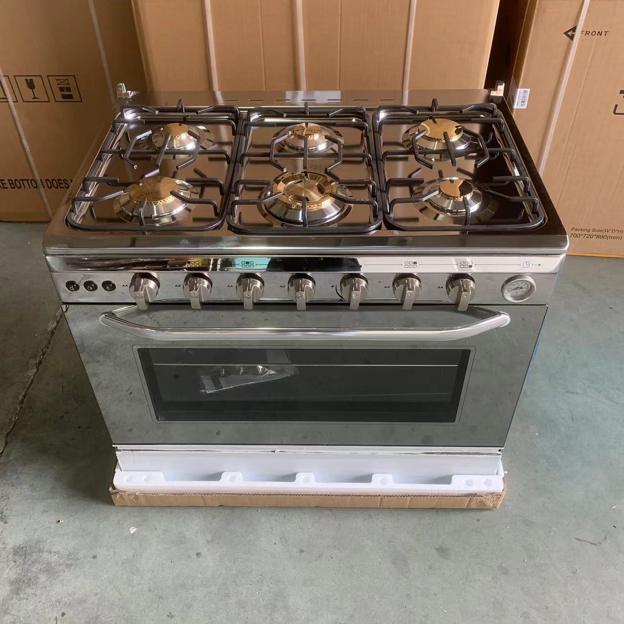 6 Ocaklı Fırın 220V Ayaklı Pas - Commercial Kitchen Broiler incelemesi ve fiyatı