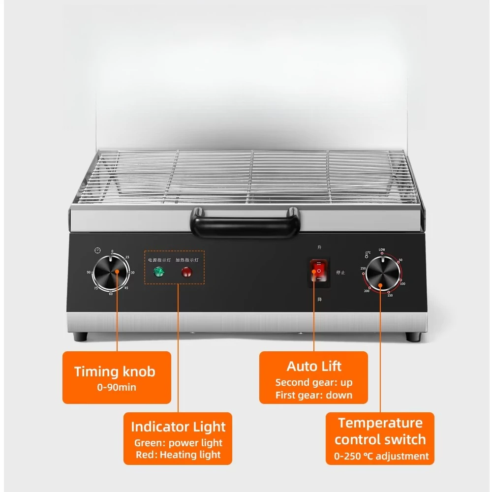 Ticari elektrikli otomatik kal - Commercial Kitchen Broiler incelemesi ve fiyatı