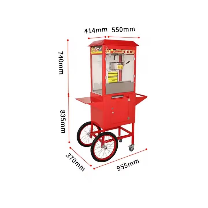 Arabalı Ticari Patlamış Mısır  - Commercial Popcorn Machine incelemesi ve fiyatı