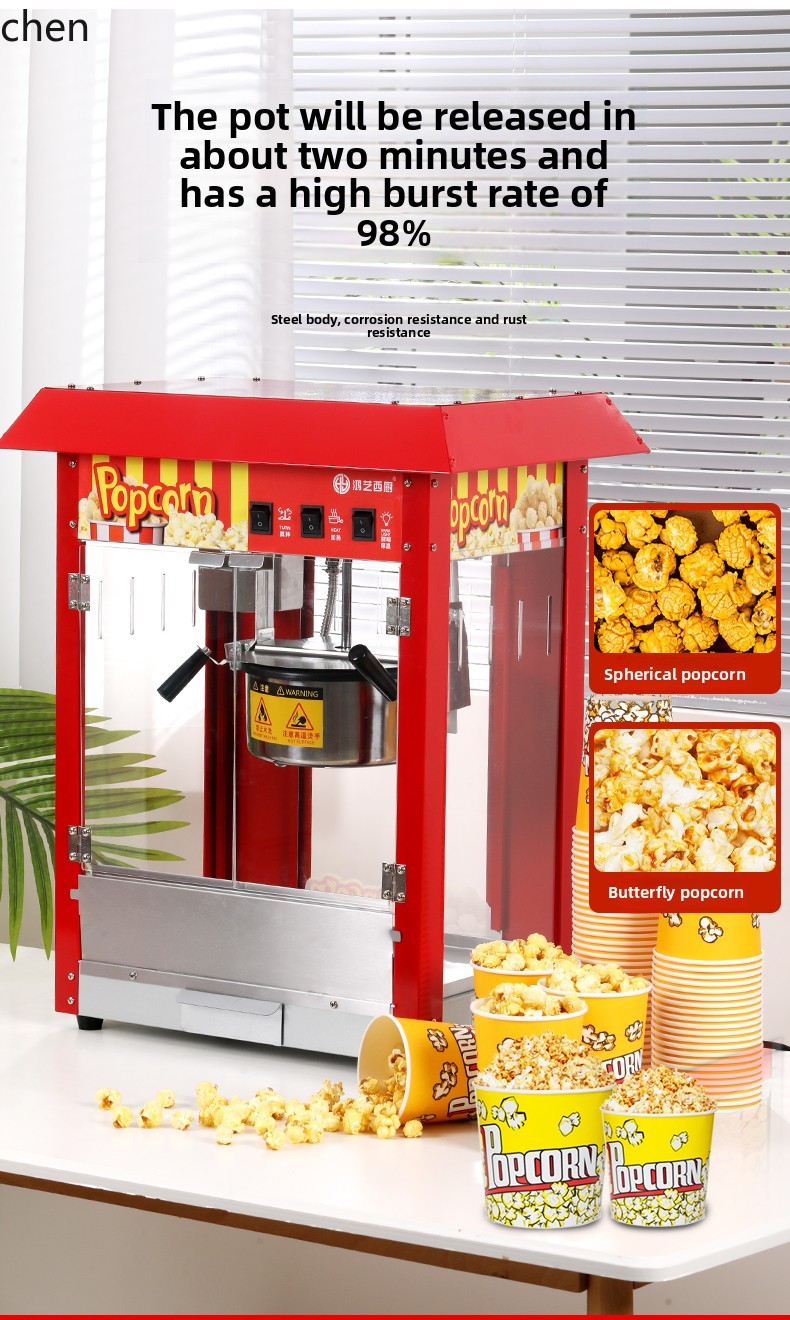 HXL Patlamış Mısır Makinesi Te - Commercial Popcorn Machine incelemesi ve fiyatı